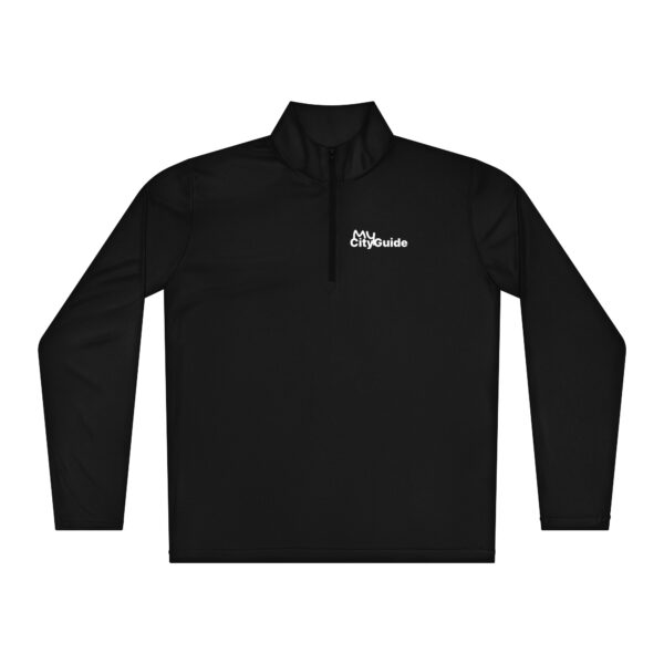 Quarter-zip pullover - White Logo